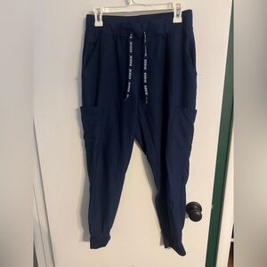 Med Couture Women’s Dark Blue Jogger Scrub Pants